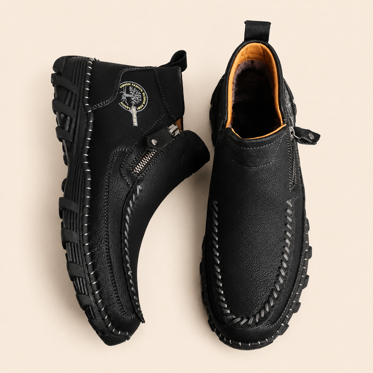 No-Bend Comfort Leather Boots