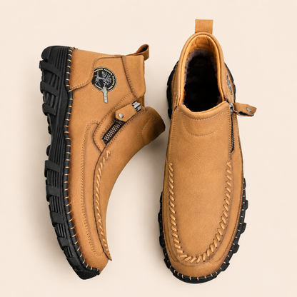 No-Bend Comfort Leather Boots