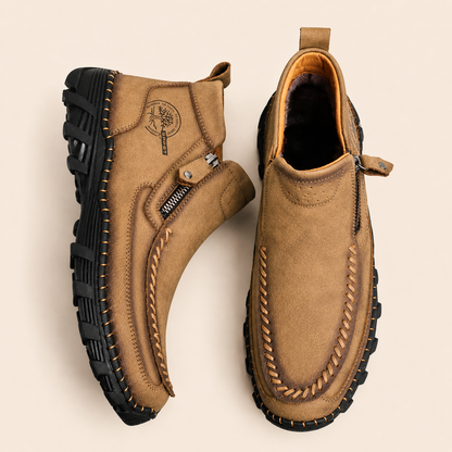 No-Bend Comfort Leather Boots